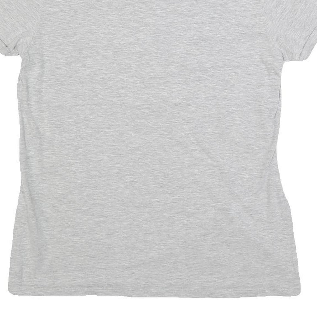 DIESEL Womens Grey XL Casual T-Shirt Short Sleeve Crew Neck Cotton Blend