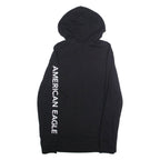 AMERICAN EAGLE Womens Black Hoodie USA S