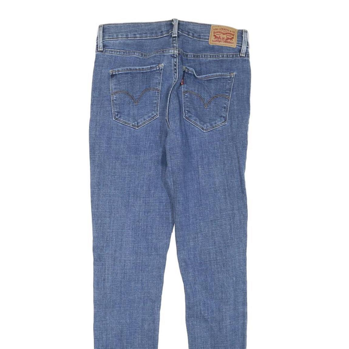 LEVI'S 311 Womens Jeans Blue Slim Skinny Denim W27 L29 Studded Side Zip