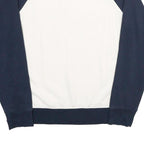 CHAMPION Womens Navy & White Nevada 1874 Wolf Pack Crew Neck M Sweatshirt