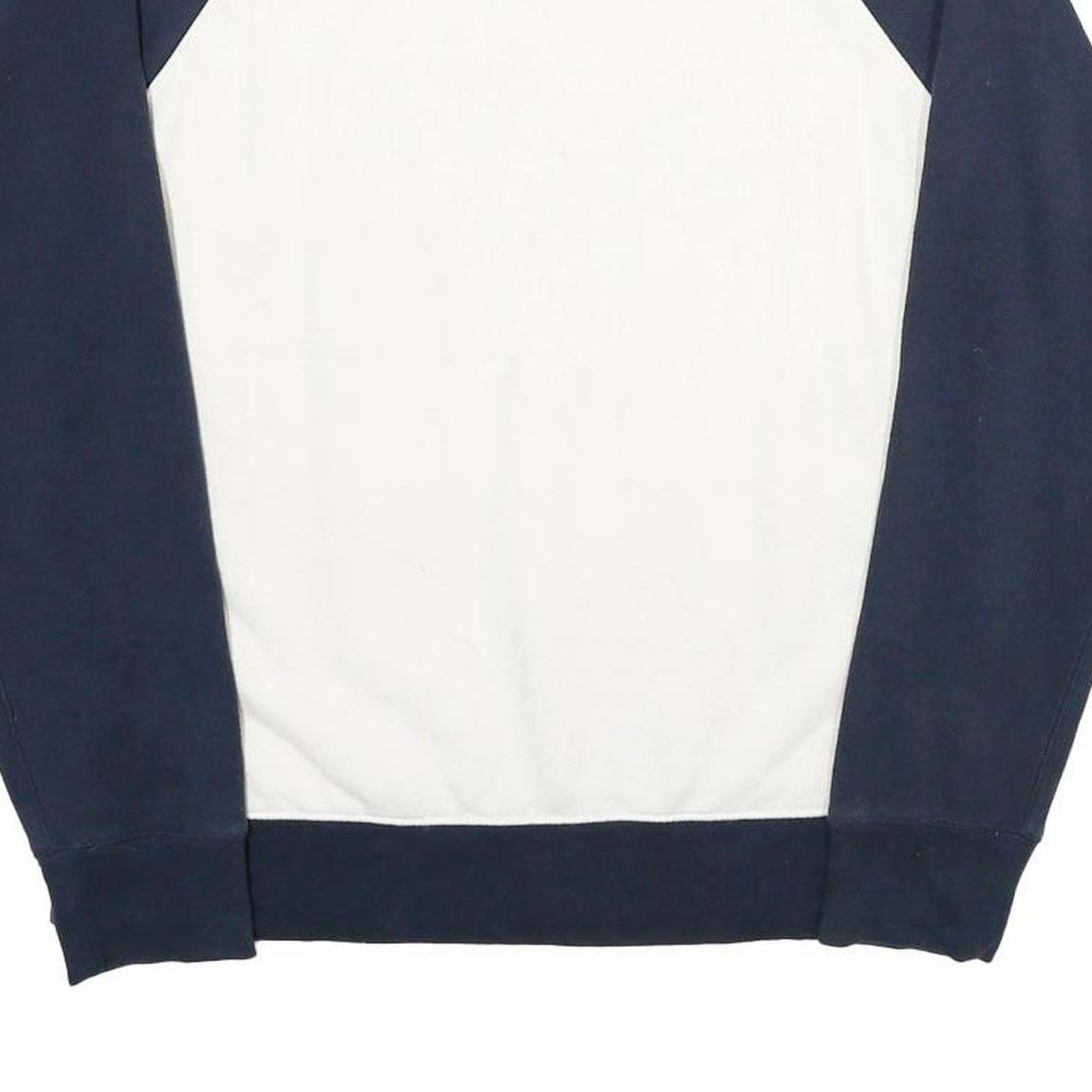 CHAMPION Womens Navy & White Nevada 1874 Wolf Pack Crew Neck M Sweatshirt