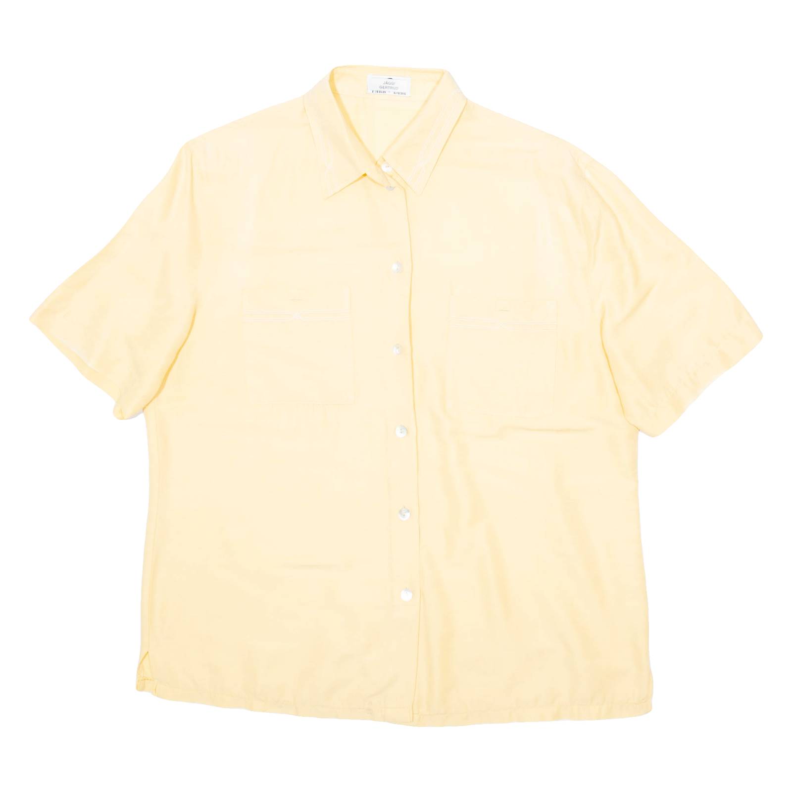 Womens Plain Shirt Yellow M