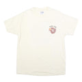 HANES Mens Cream Graphic T-Shirt L Short Sleeve Crew Neck Valencia's Vanishing