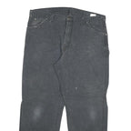 DICKIES Mens Regular Fit Grey Denim Jeans W40 L32 Workwear Utility Zip