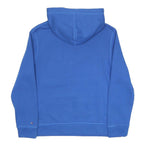 TOMMY HILFIGER Womens Blue Pullover Hoodie S Cotton Blend Hooded Sweatshirt