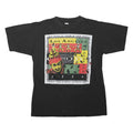 Mens  Single Stitch Black Cotton Los Angeles Festival 1990 Graphic T-Shirt XL