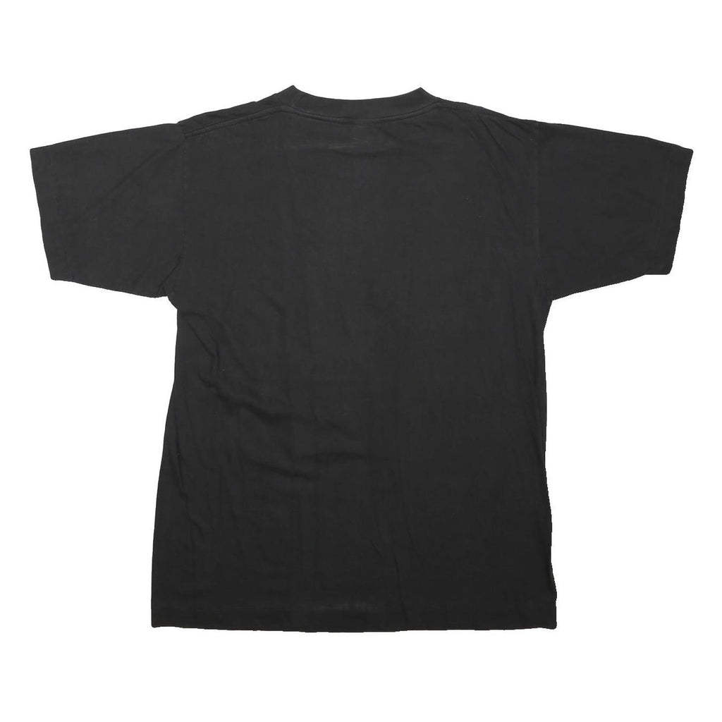 Mens  Single Stitch Black Cotton Los Angeles Festival 1990 Graphic T-Shirt XL