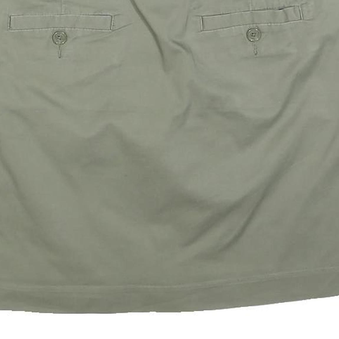 TOMMY HILFIGER Womens Beige Cotton Blend Mini Skirt M Casual Lightweight Summer