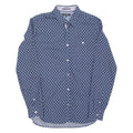 TED BAKER Mens Shirt Blue Spotted Long Sleeve XS