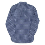 TED BAKER Mens Shirt Blue Spotted Long Sleeve XS