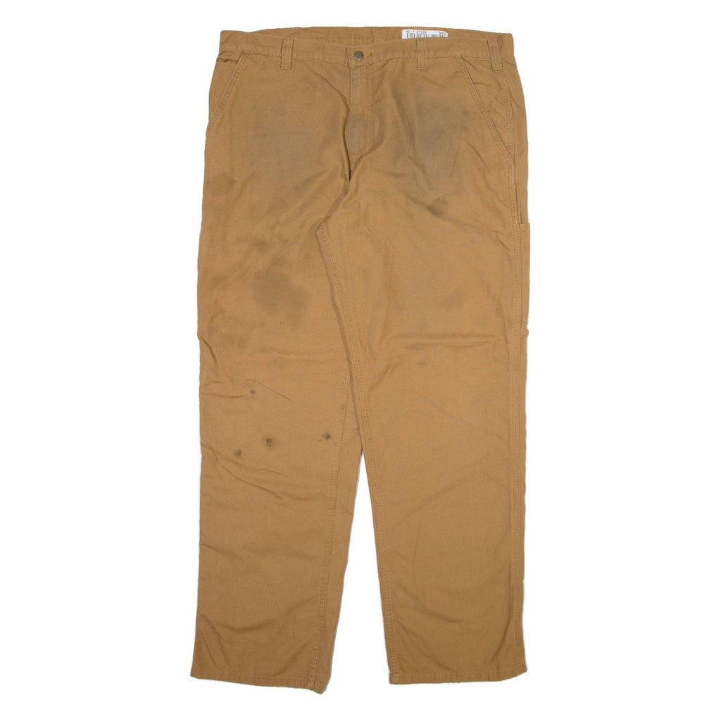 CARHARTT Mens Trousers Beige Relaxed Straight W40 L34