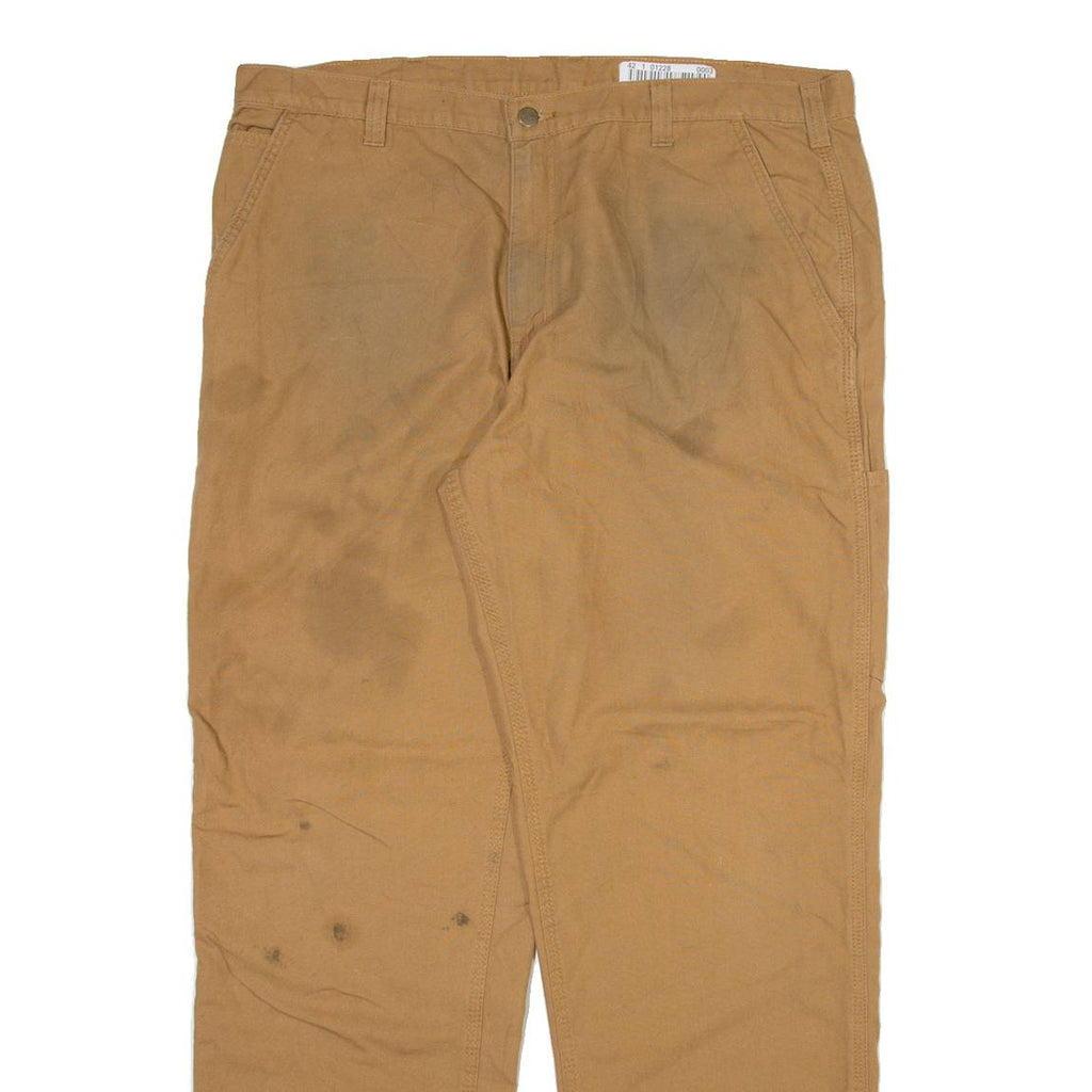 CARHARTT Mens Trousers Beige Relaxed Straight W40 L34