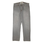 LEVI'S 505 Mens Jeans Grey Regular Straight Denim Medium W36 L32 Classic Fit