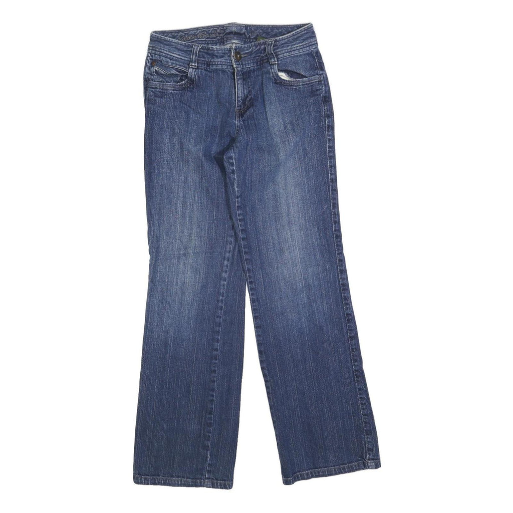 EDDIE BAUER Womens Jeans Blue Regular Straight Denim Medium W28 L30 Comfortable