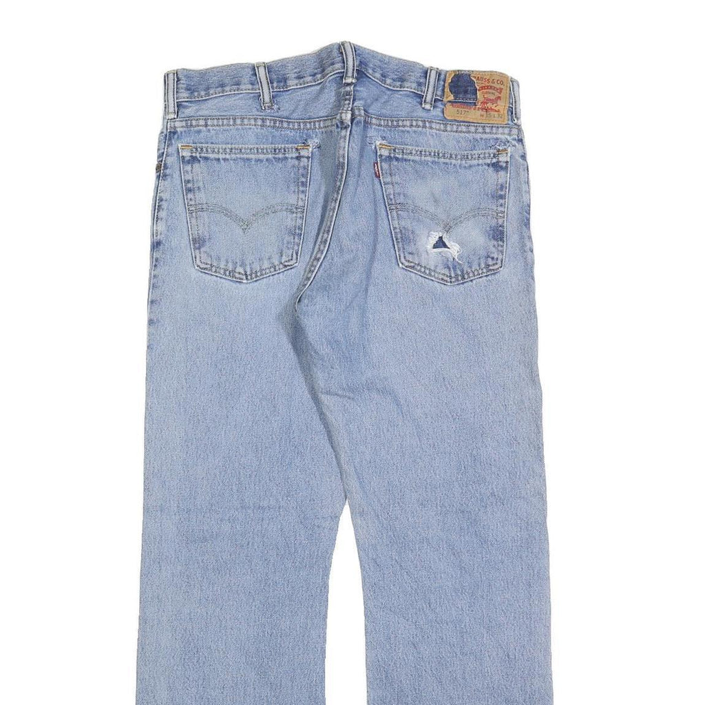 LEVI'S 517 Straight Mens Jeans Blue Regular Straight Denim Medium W35 L32