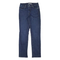 LEVI'S Womens Regular Blue Denim Classic Fit Zip Jeans W26 L28 Stylish Comfort
