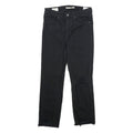 LEVI'S 724 High Rise Straight Womens Black Regular Denim Rinse W28 L26