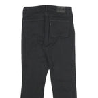 LEVI'S 724 High Rise Straight Womens Black Regular Denim Rinse W28 L26
