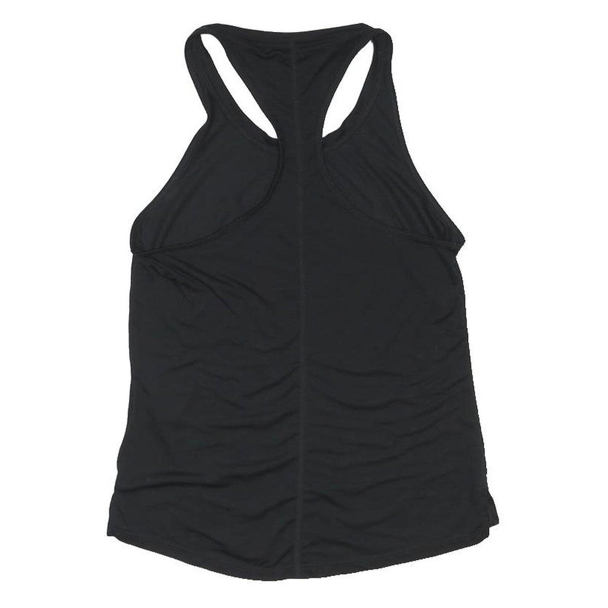 NIKE Womens Black Racerback Vest XS Sports Logo Activewear Sleeveless