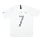 NIKE Mens White 2018-19 Paris Saint-Germain Away Shirt M Short Sleeve V-Neck