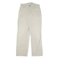 CARHARTT Mens Regular Fit Beige Cotton Blend Trousers W30 L31 Workwear Casual