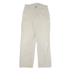 CARHARTT Mens Regular Fit Beige Cotton Blend Trousers W30 L31 Workwear Casual