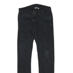 LEVI'S 511 Mens Slim Black Denim Jeans Cotton Blend W30 L32 Stylish Zip Fly