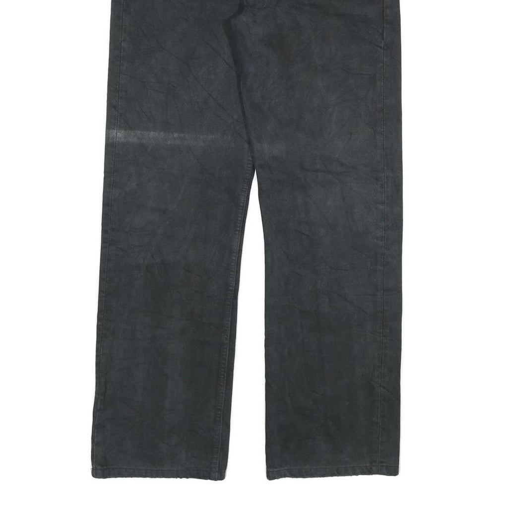 LEVI'S 501 Mens Jeans Black Regular Straight Denim W32 L31 Classic Button Fly