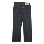 LEVI'S 501 Mens Jeans Black Regular Straight Denim W32 L31 Classic Button Fly