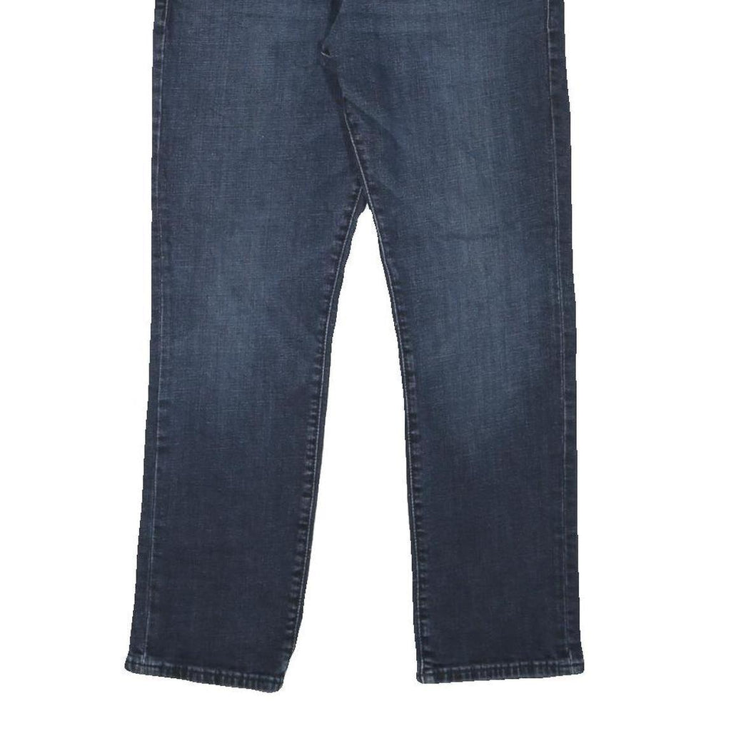 CHAPS Mens Regular Blue Denim Jeans W32 L28 Zip Pocket Classic Style