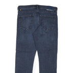 CHAPS Mens Regular Blue Denim Jeans W32 L28 Zip Pocket Classic Style