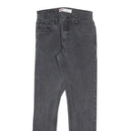 LEVI'S 511 Slim Boys Jeans Black Slim Denim W28 L28 Classic Fit Zip Closure