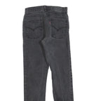 LEVI'S 511 Slim Boys Jeans Black Slim Denim W28 L28 Classic Fit Zip Closure