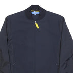 ESCADA SPORT Womens Navy Blue Casual Jacket S Polyester Plain Zip Fastening
