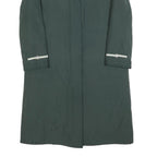 CASUALS Womens Green Button Jacket UK 10 Polyester Blend Classic Collar