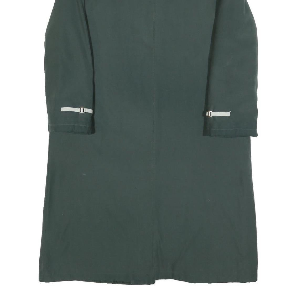 CASUALS Womens Green Button Jacket UK 10 Polyester Blend Classic Collar