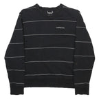 CALVIN KLEIN JEANS Womens Black Sweatshirt M Crew Neck Cotton Blend Casual