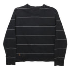 CALVIN KLEIN JEANS Womens Black Sweatshirt M Crew Neck Cotton Blend Casual