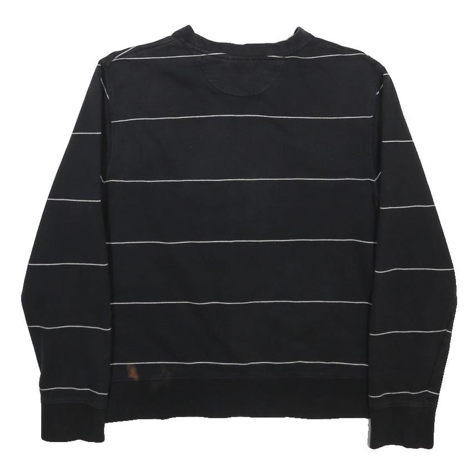 CALVIN KLEIN JEANS Womens Black Sweatshirt M Crew Neck Cotton Blend Casual