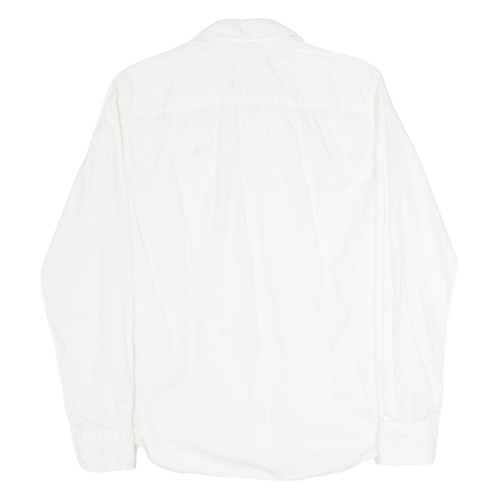 HILFIGER DENIM Slim Fit Mens Plain Shirt White Long Sleeve S