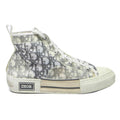 DIOR B23 High Top Trainers Womens White Synthetic UK 5 Designer Logo Fashion