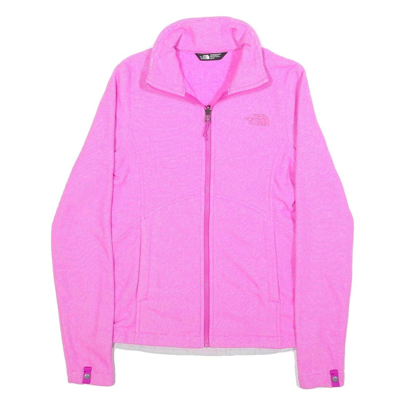 THE NORTH FACE Womens Pink Jacket XS Polyester Zip Outdoor Classic Fitted Warm