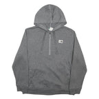 THE NORTH FACE Mens Grey Hoodie XL 1/4 Zip Lightweight Pullover