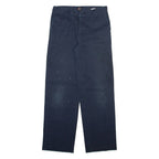DICKIES Womens Trousers Blue Relaxed Straight W30 L30