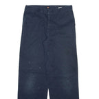 DICKIES Womens Trousers Blue Relaxed Straight W30 L30