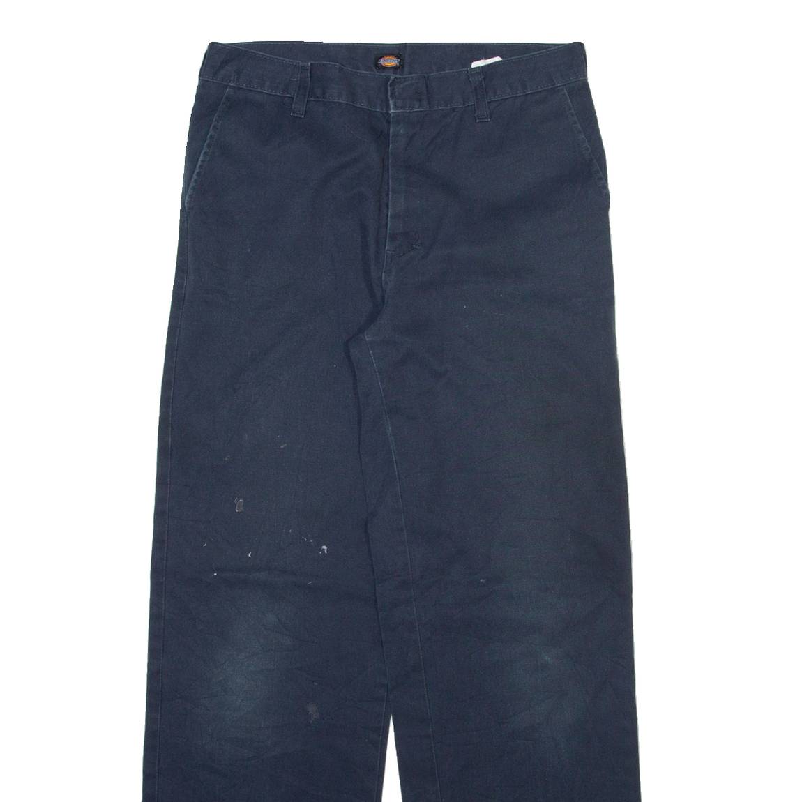 DICKIES Womens Trousers Blue Relaxed Straight W30 L30