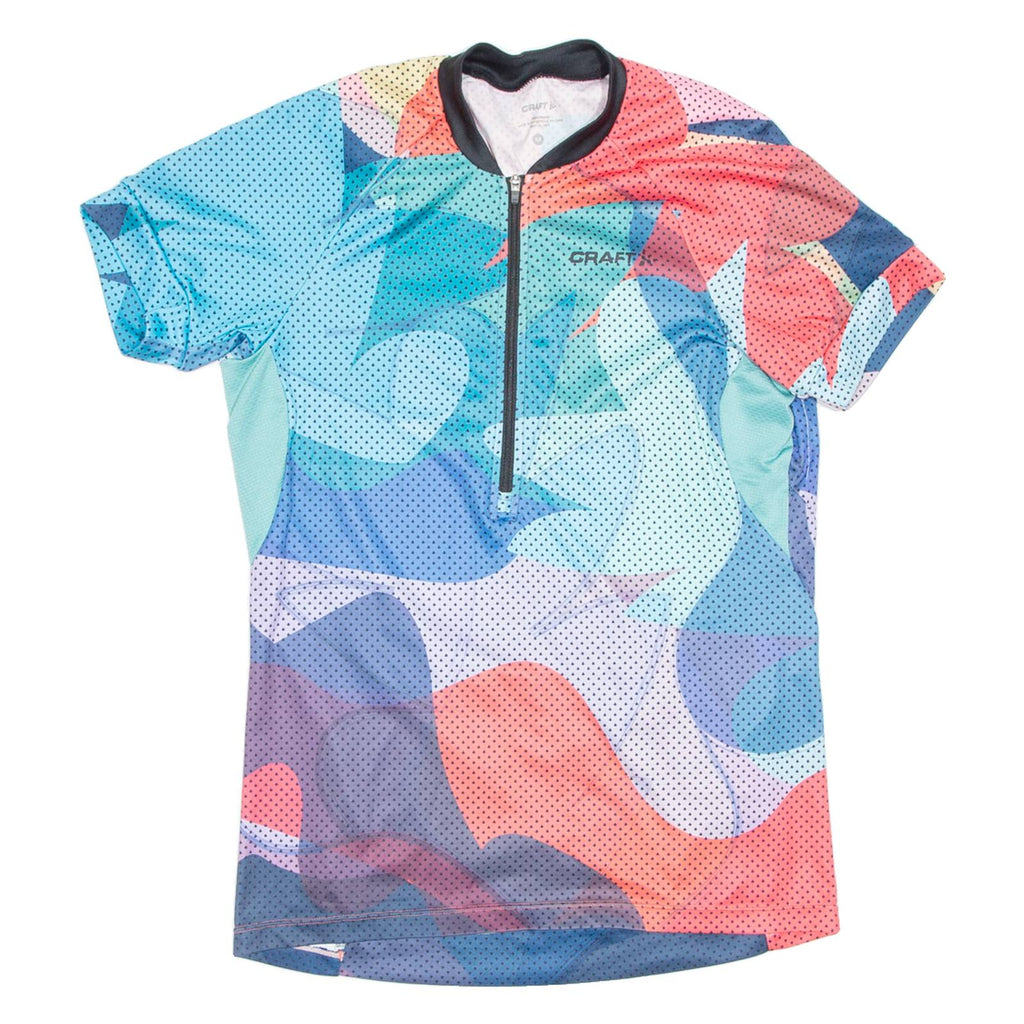 CRAFT Cycling Mens Jersey Blue 1/4 Zip M