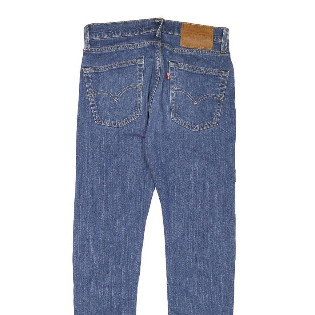 LEVI'S 510 Mens Jeans Blue Slim Skinny Denim Medium W27 L28 Classic Zip