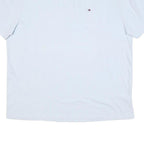 TOMMY HILFIGER Mens White Plain Pocket T-Shirt XL Short Sleeve Crew Neck Classic