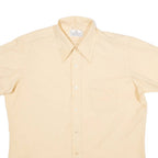 STYLE CLUB Mens Plain Shirt Beige L